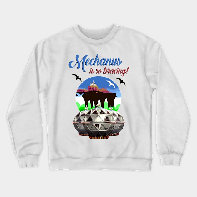 Mechanus Holidays Crewneck Sweatshirt by Andydrewz